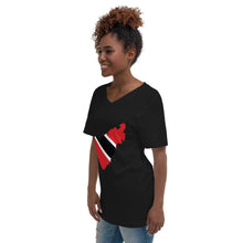 Load image into Gallery viewer, Unisex Short Sleeve V-Neck T-Shirt
