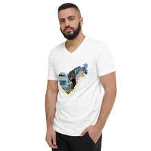 Load image into Gallery viewer, Unisex Short Sleeve V-Neck T-Shirt
